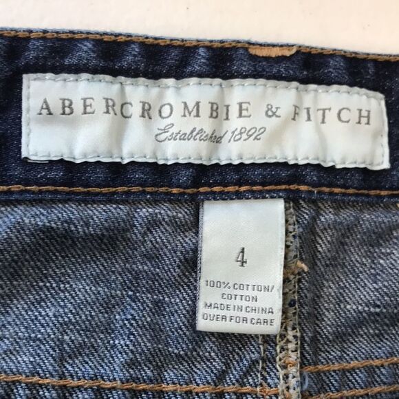 Abercrombie & Fitch Denim Women’s Skirt Size 4 - Picture 3 of 4